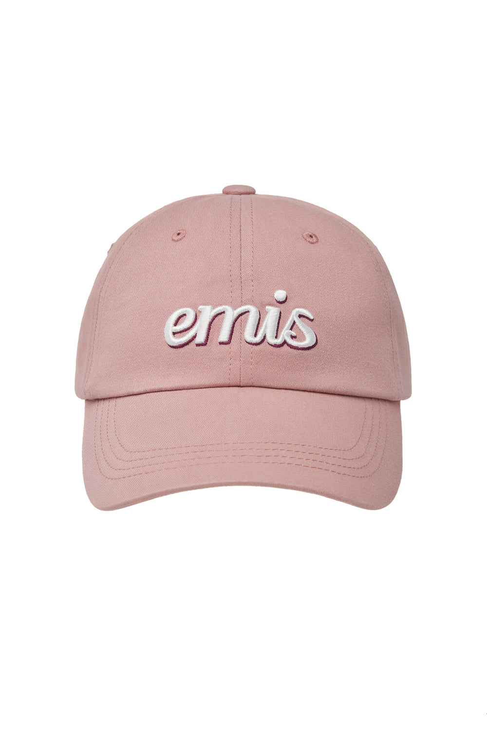 LAYERED LOGO BALL CAP-INDY PINK