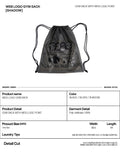 AEAE -  WEB LOGO GYM SACK - [SHADOW]