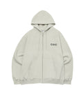 CHANCE CHANCE -  CEC ZIP-UP HOODIE SAND