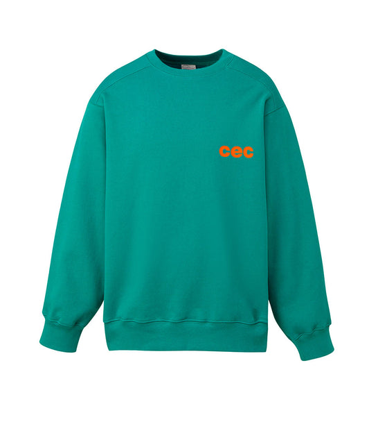 CHANCE CHANCE -  CEC SWEATSHIRT VNTG GREEN