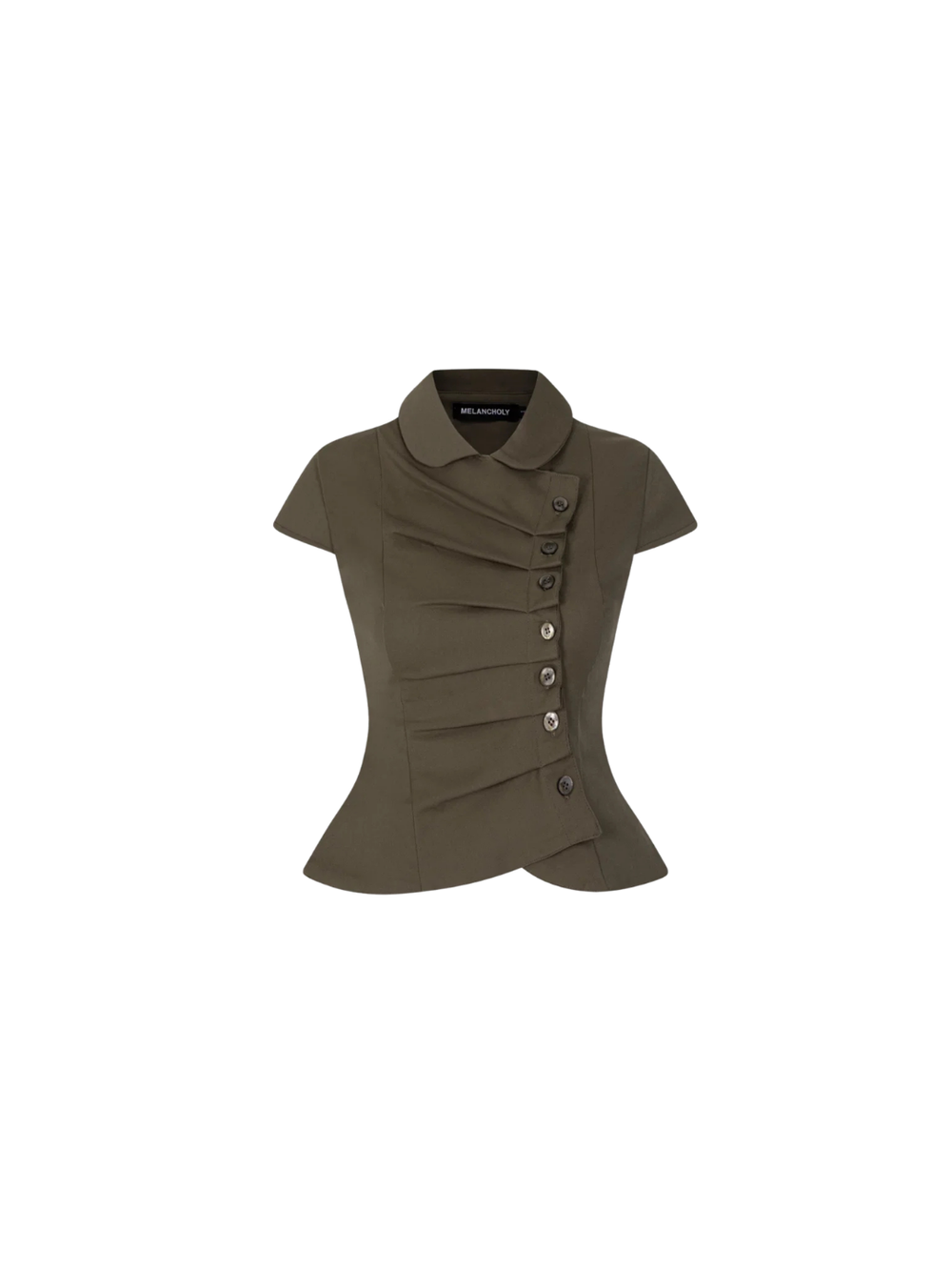 MELANCHOLY - Lucienne Fold Top / Olive