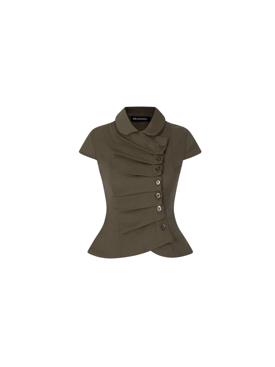 MELANCHOLY - Lucienne Fold Top / Olive