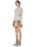 CRANK -  LONG KNIT LEG WARMER_BEIGE