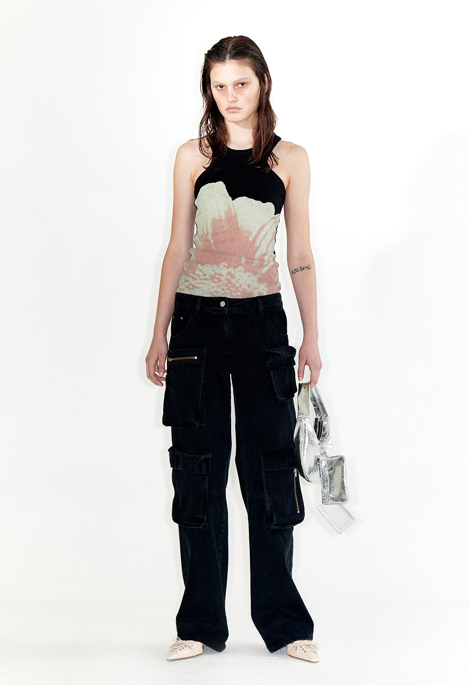 OPEN YY Cargo Pocket Jean - Black: Stylish, Functional, and