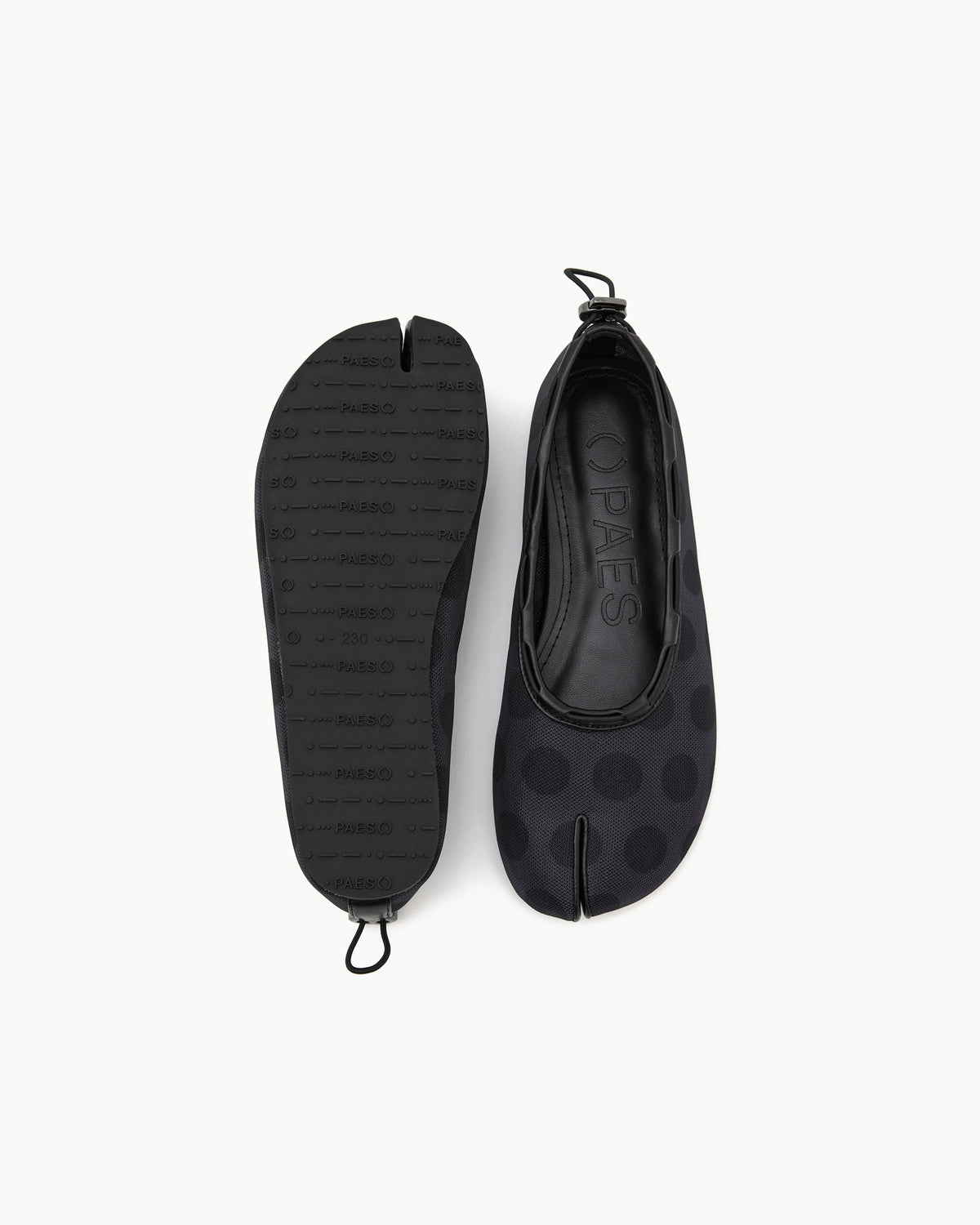 Paes - Mesh Air String Flat / Dot Black