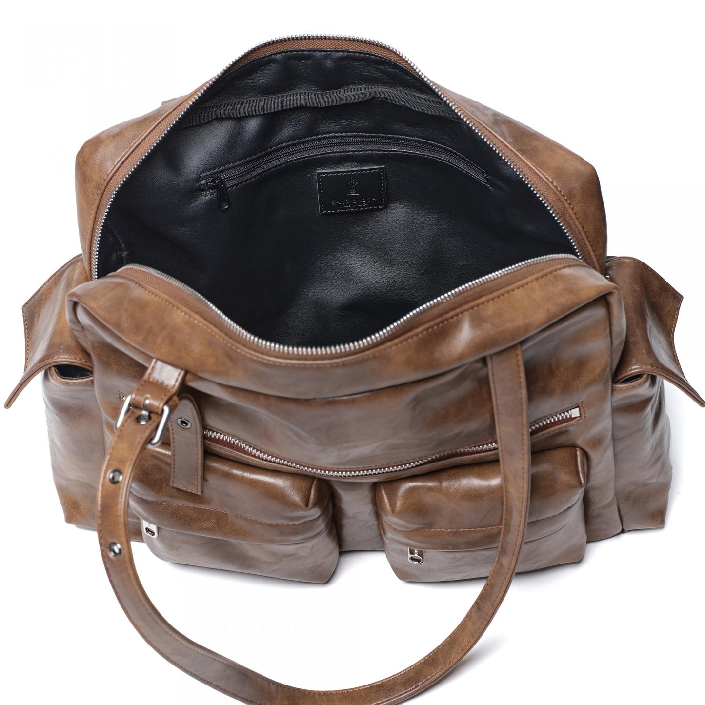 SAMO ONDOH - pocket utility bag L baked tan