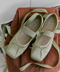 ROCKFISH WEATHERWEAR - TULE MARYJANES / SAGE GREEN