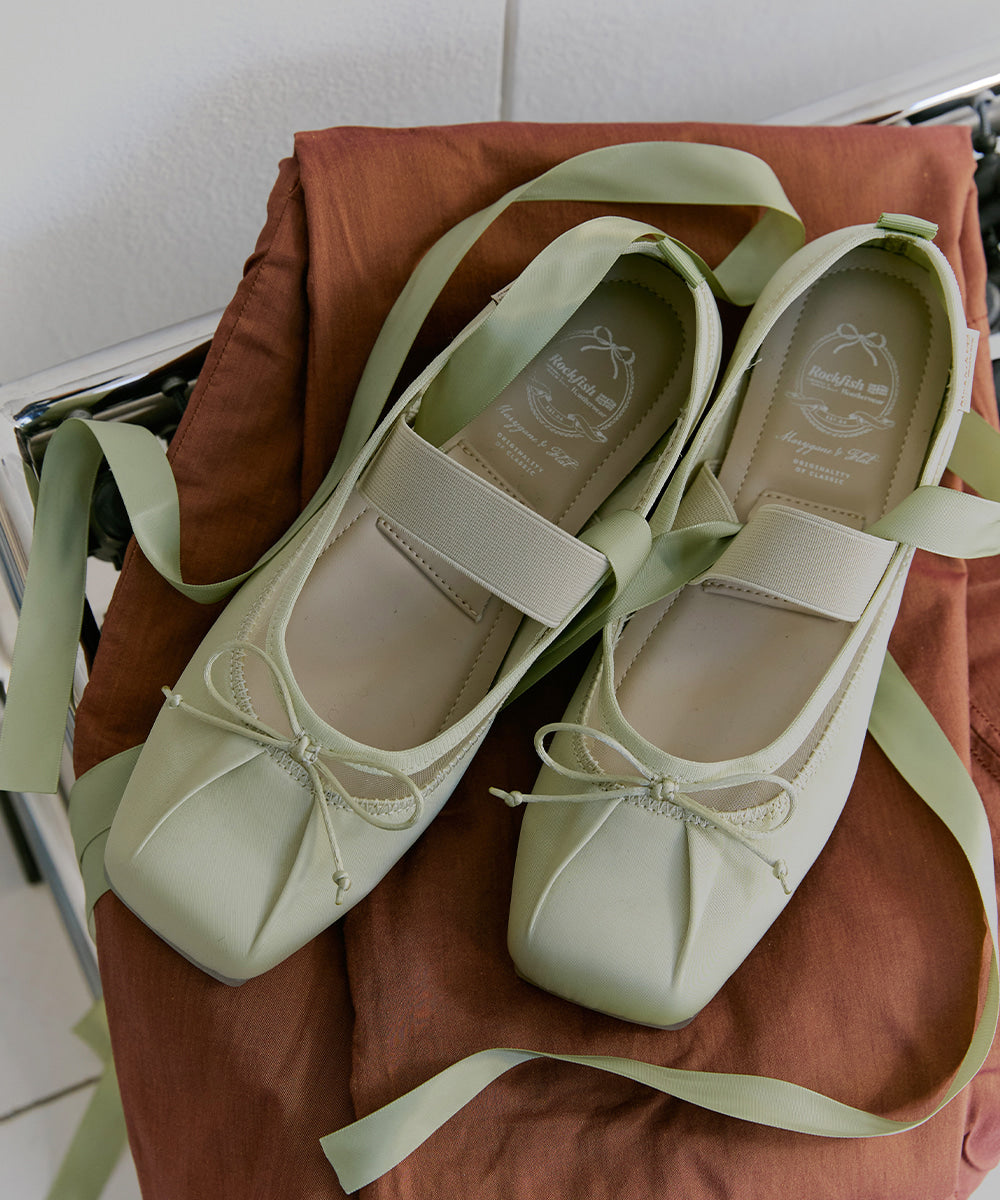 ROCKFISH WEATHERWEAR - TULE MARYJANES / SAGE GREEN