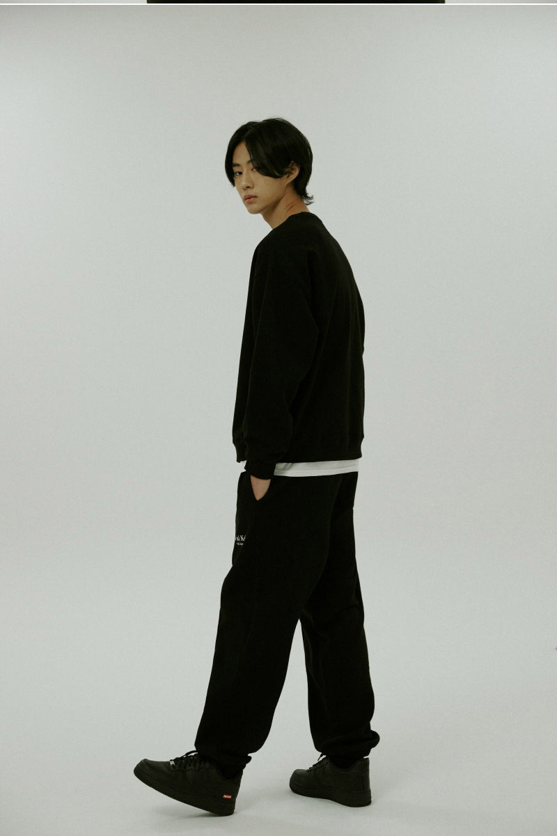 WAIKEI -  Maltese archive sweatshirts BLACK