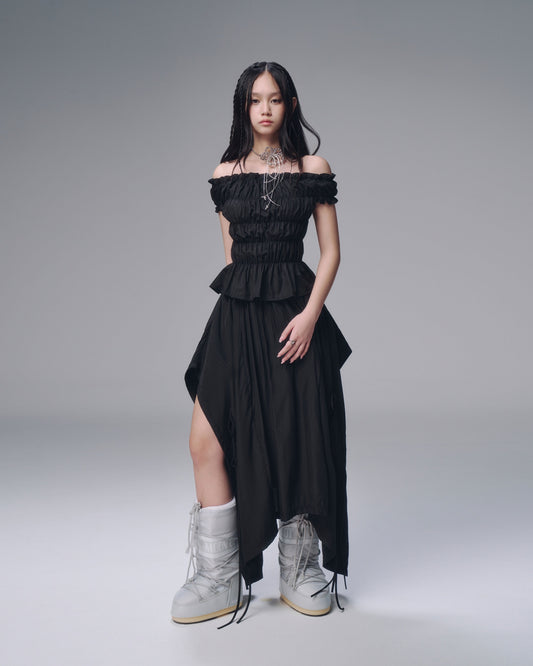 BUNNY HILL CONCEPT - DAWSEY TOP BLACK (Dispatch in 48hrs)