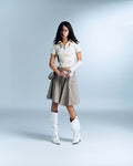 BUNNY HILL CONCEPT - DEVORA SKIRT BROWN STRIPES