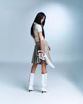 BUNNY HILL CONCEPT - DEVORA SKIRT BROWN STRIPES