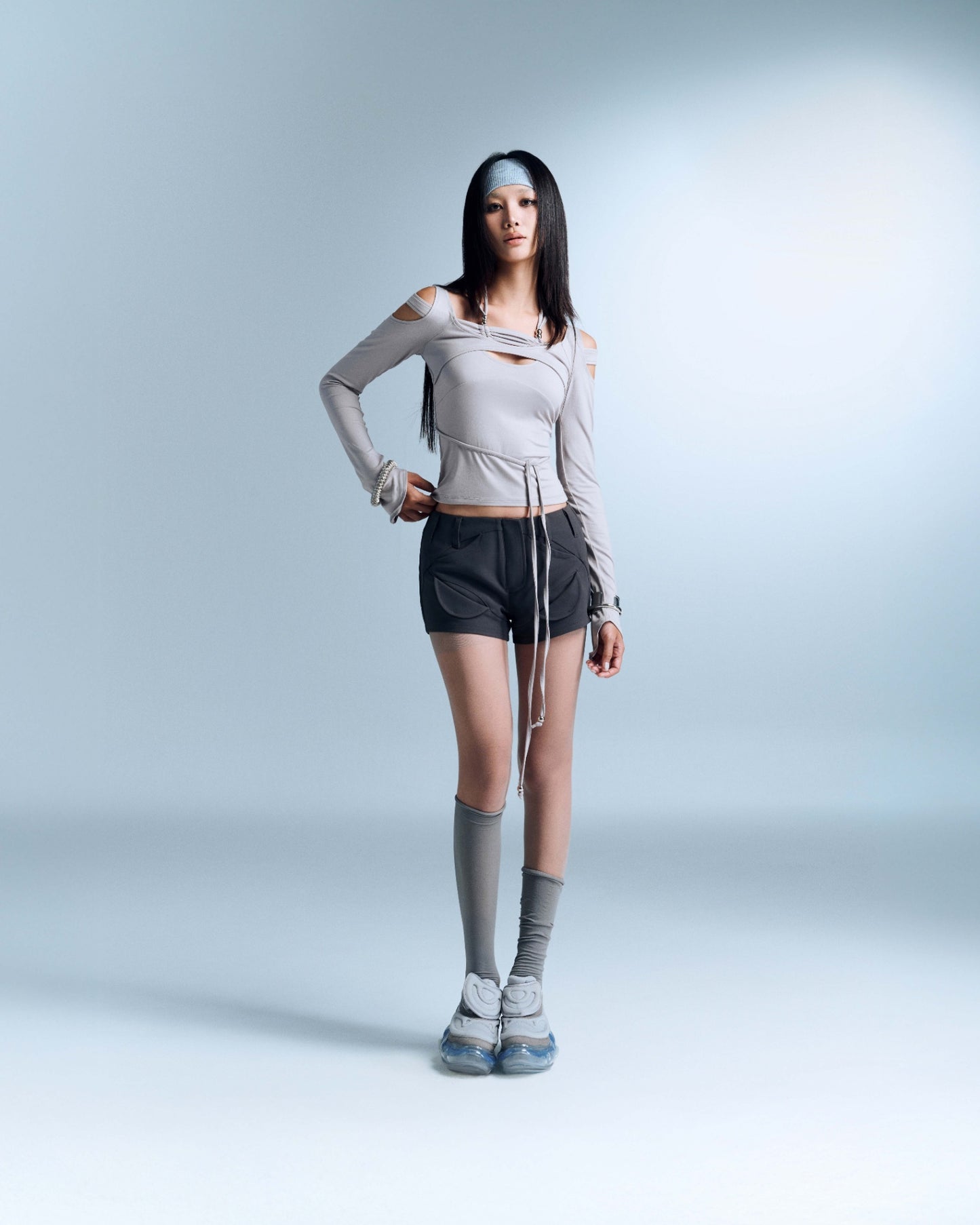 BUNNY HILL CONCEPT - SERAFIN TOP GREY (Dispatch in 48hrs)