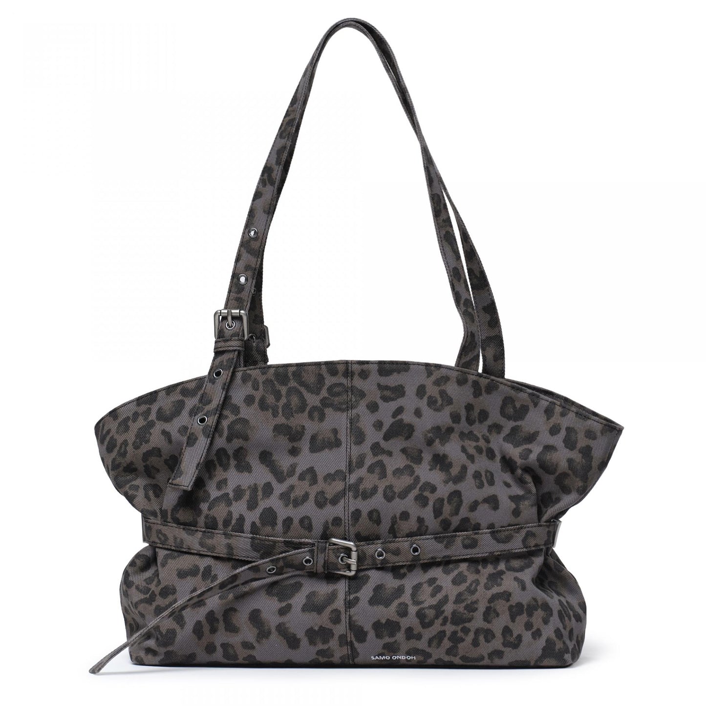 SAMO ONDOH - le belt bag L leopard noir