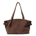 SAMO ONDOH - Zipper Shopper Bag M Suede Brown