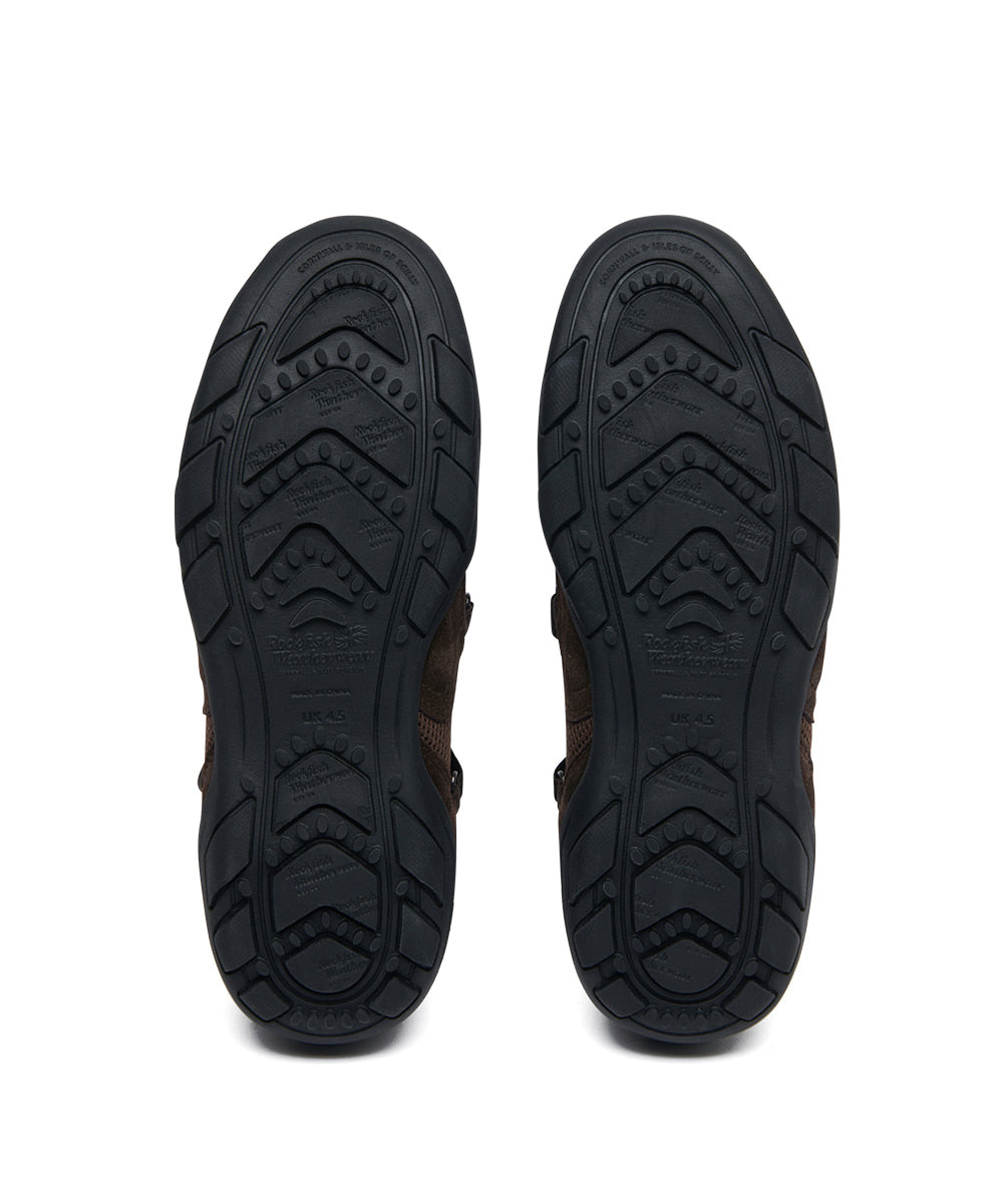 ROCKFISH WEATHERWEAR - ZANE X-STRAP SNEAKERS V2 / CHOCO
