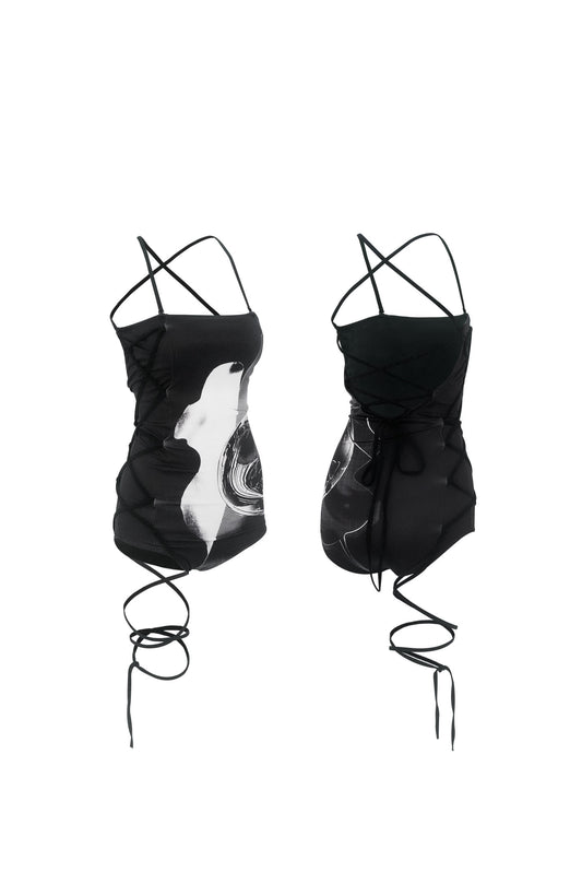 COSMIC SWIM SUIT BLACK