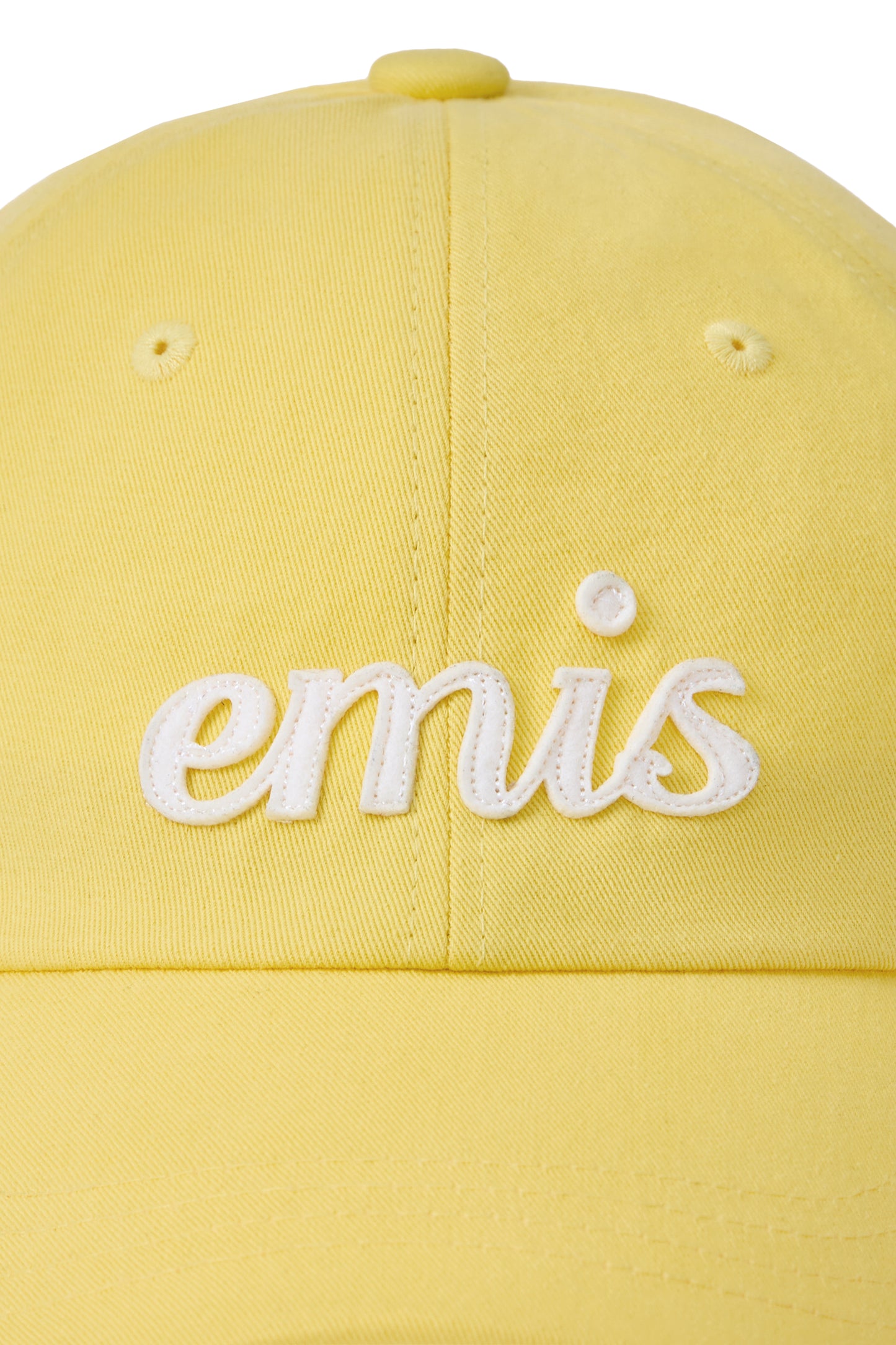 EMIS - APPLIQUE BALL CAP-YELLOW