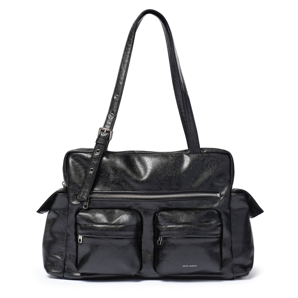 SAMO ONDOH - pocket utility bag L Goat Black