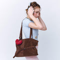 SAMO ONDOH - le belt bag L suede brown