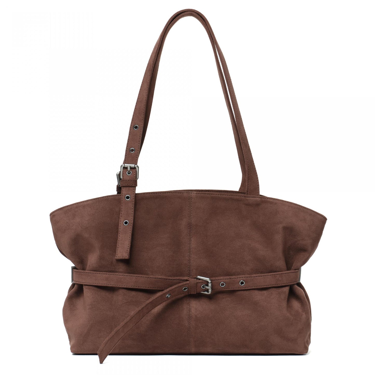 SAMO ONDOH - le belt bag L suede brown