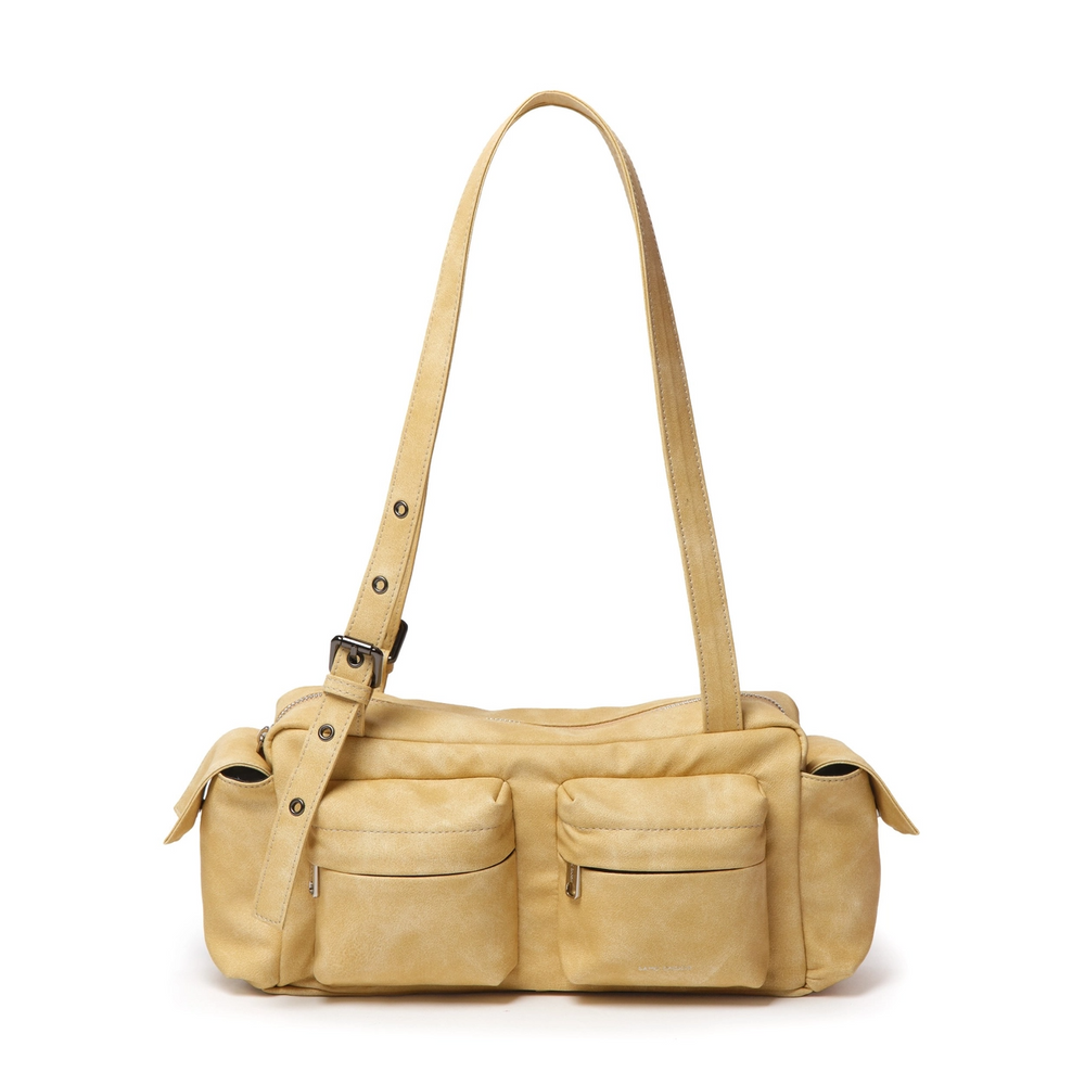 SAMO ONDOH - pocket utility bag M vintage lemon