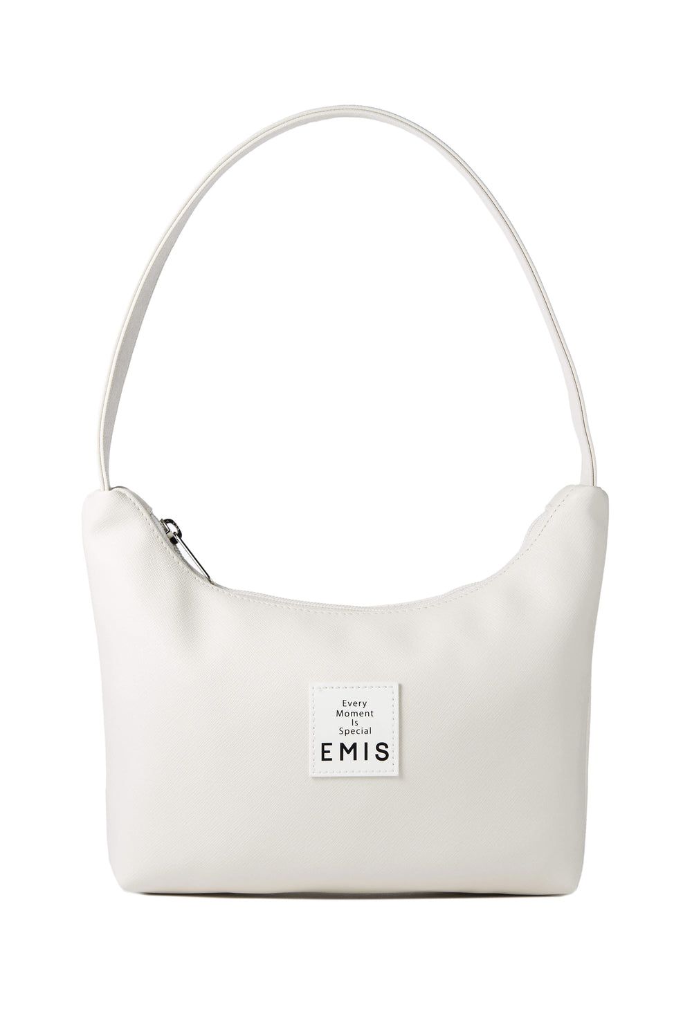 EMIS - LEATHER HOBO BAG WHITE