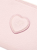 MARGESHERWOOD - HEART ZIPPER WALLET_pastel pink