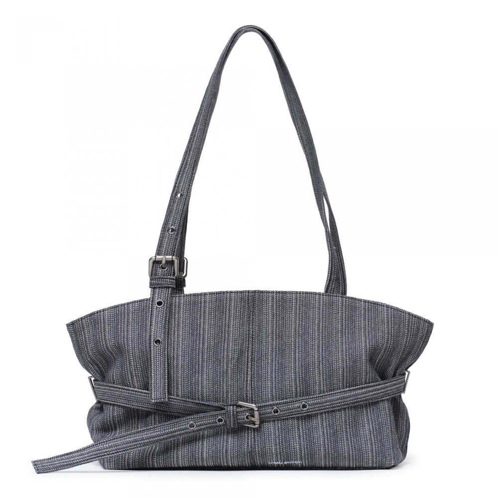 SAMO ONDOH - le belt bag M stripe gray