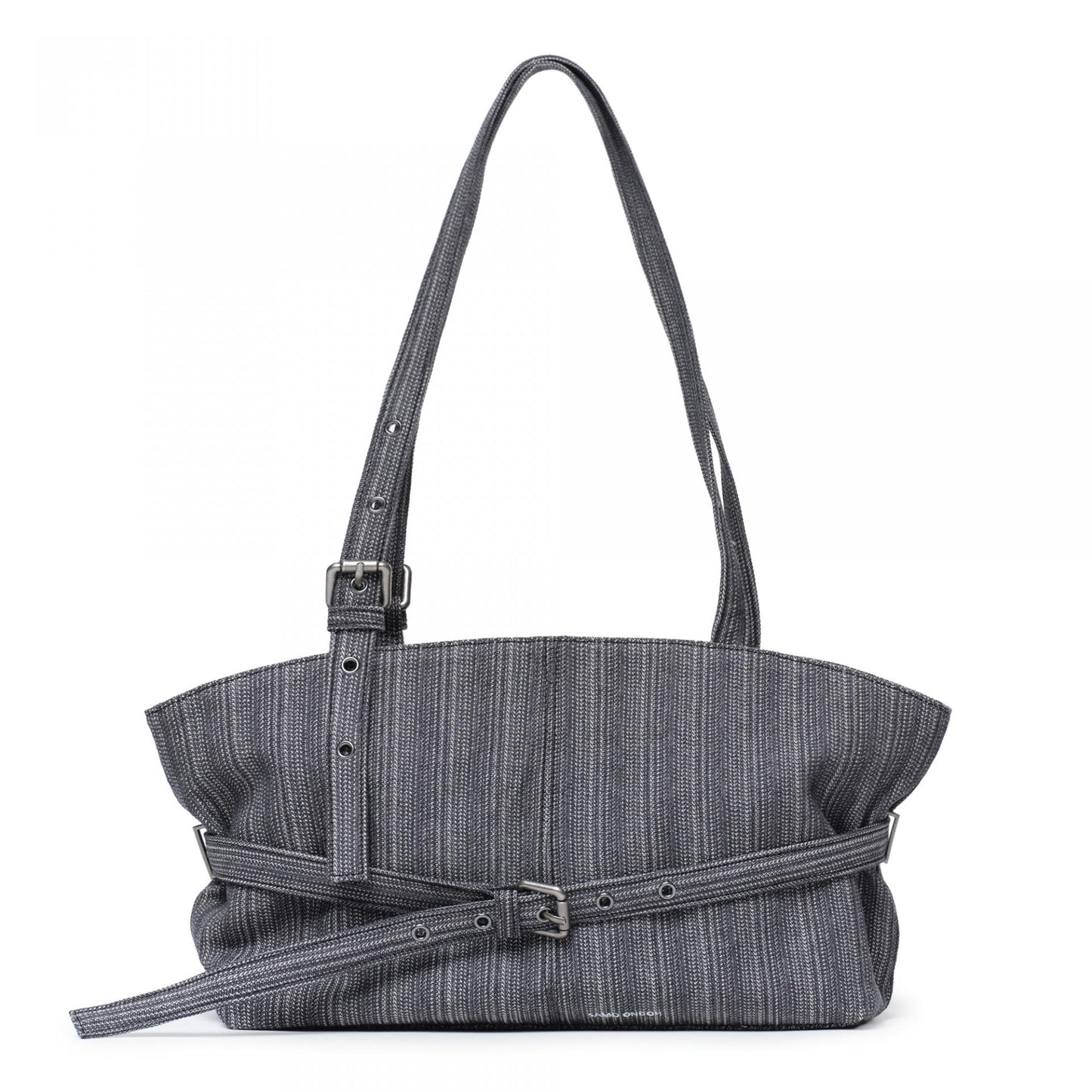 SAMO ONDOH - le belt bag M stripe gray