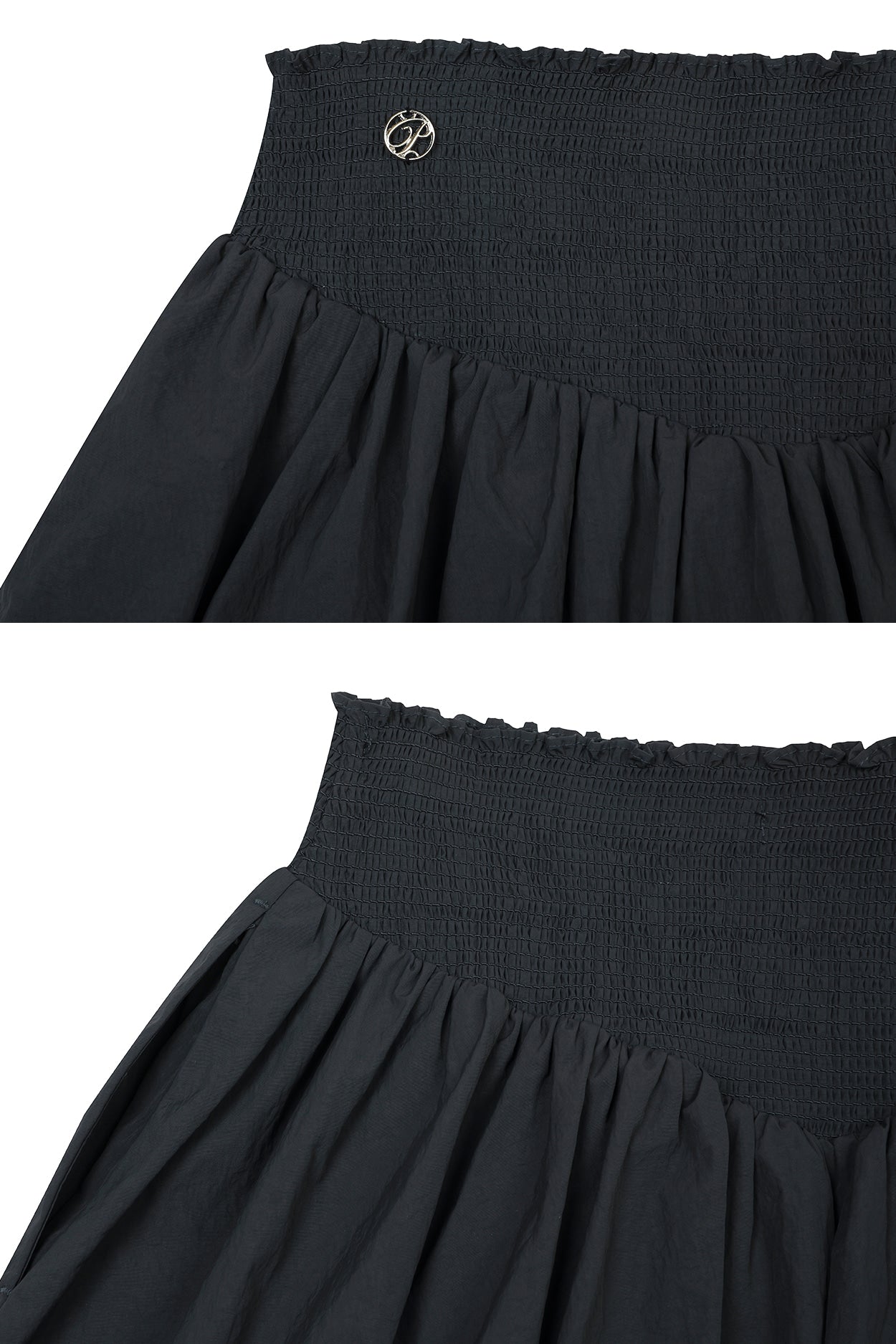 PAIN OR PLEASURE -  TULIP MINI SKIRT charcoal