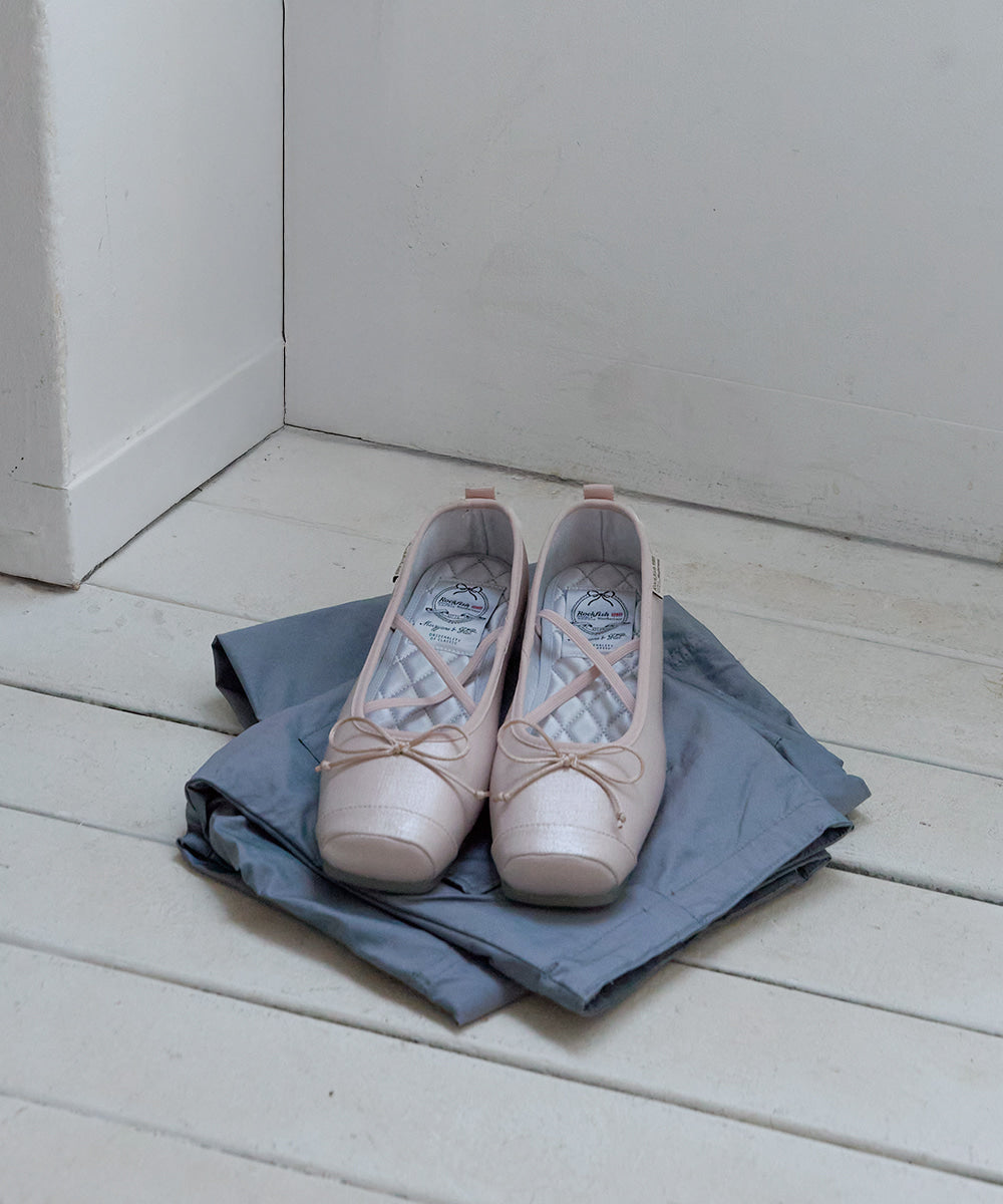 ROCKFISH WEATHERWEAR - TOE CAP BALLET FLATS / PINK
