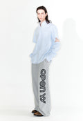 OPEN YY -  YY WIDE SWEATPANTS, GRAY