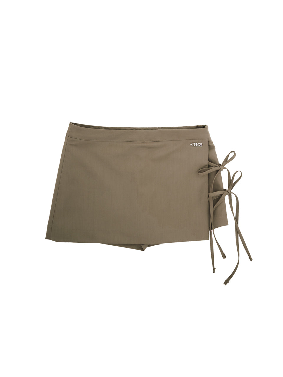 CRANK -  STRING WRAP SKIRT PANTS_KHAKI