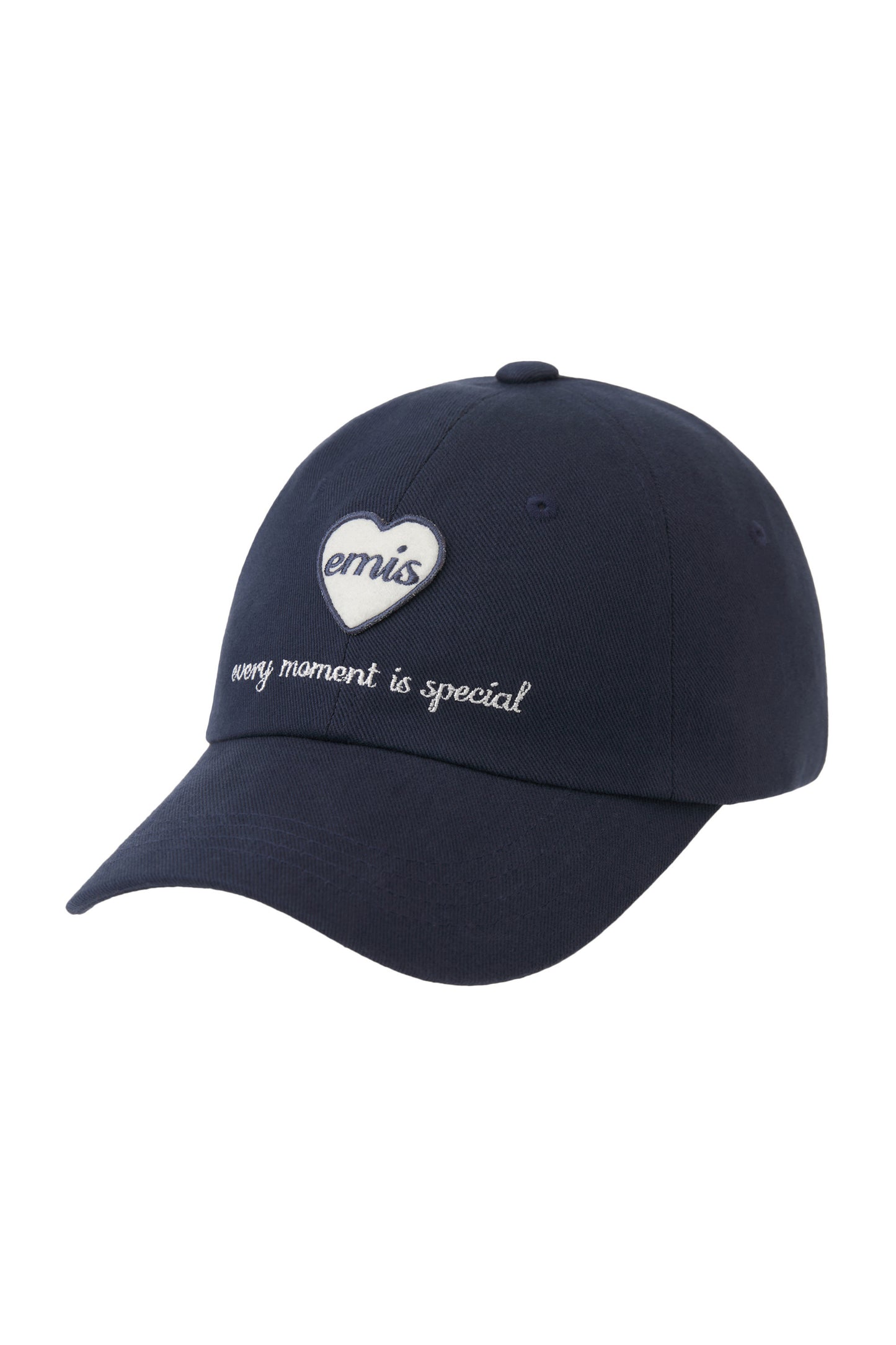 HEART WAPPEN BALL CAP-NAVY