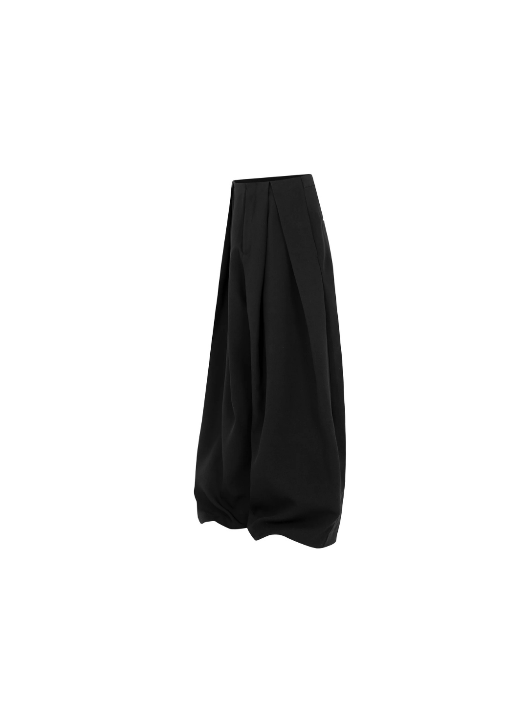 MELANCHOLY - Lunar Pleated Wide Pants / Black