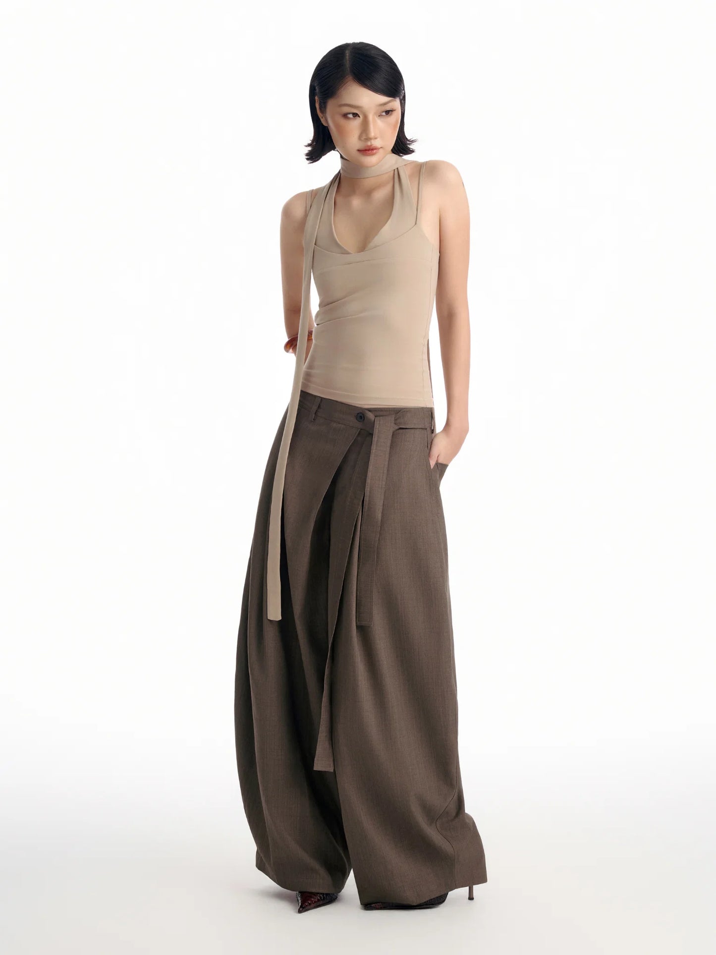 MELANCHOLY - Loren Pleat Trousers
