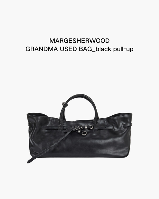 GRANDMA USED BAG black pull-up