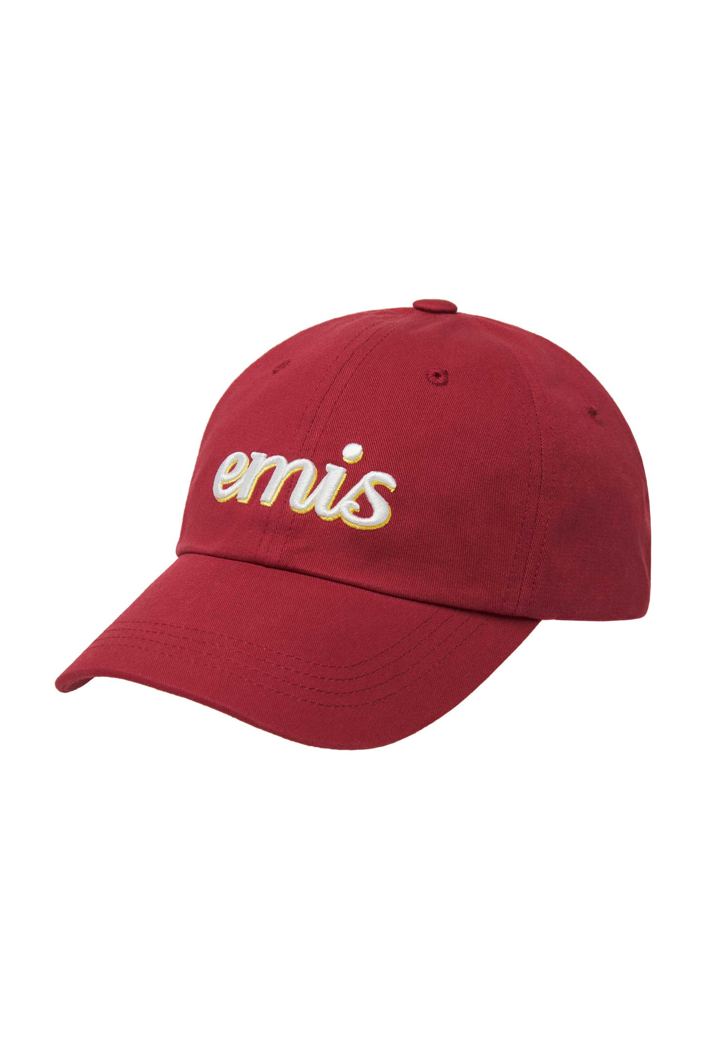 LAYERED LOGO BALL CAP-RED