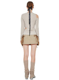 CRANK -  LONG KNIT LEG WARMER_BEIGE