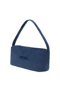 CORDUROY DAILY LONG HOBO BAG-NAVY