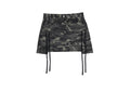 AEAE -  CARGO RIBBON MINI SKIRTS - [CAMO]