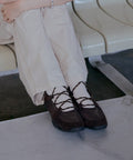 ROCKFISH WEATHERWEAR - NICOLE WEAVING LACEUP SNEAKERS V2 / CHOCO