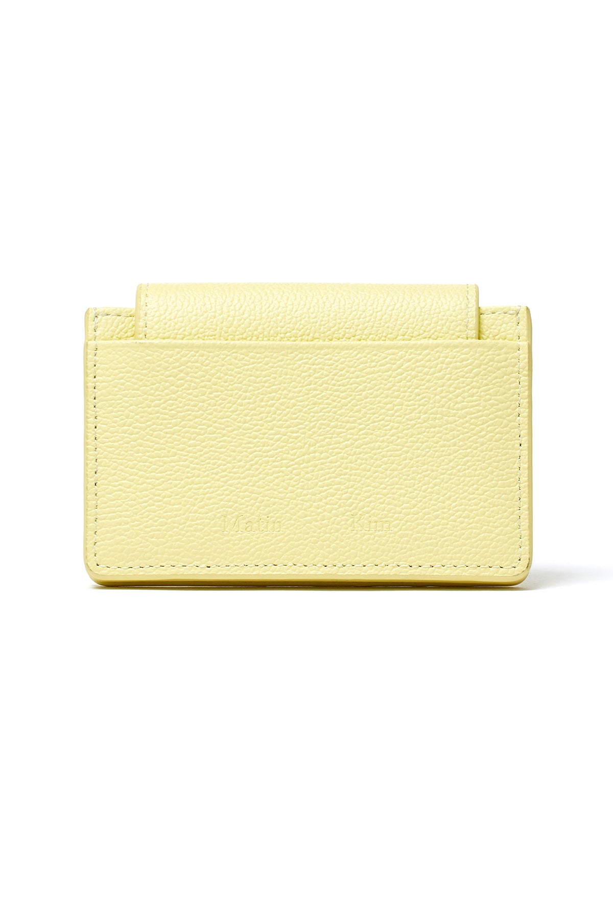 MATIN KIM - ACCORDION WALLET IN LIME