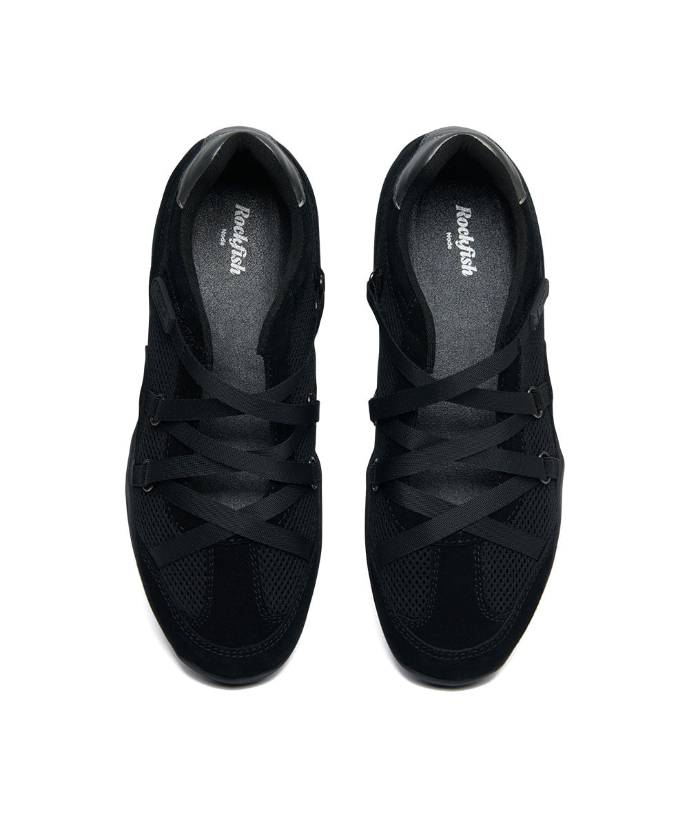 ROCKFISH WEATHERWEAR - ZANE X-STRAP SNEAKERS V2 / BLACK