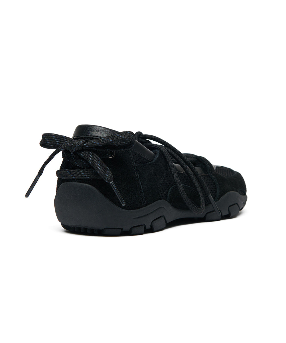ROCKFISH WEATHERWEAR - NICOLE WEAVING LACEUP SNEAKERS V2 / BLACK