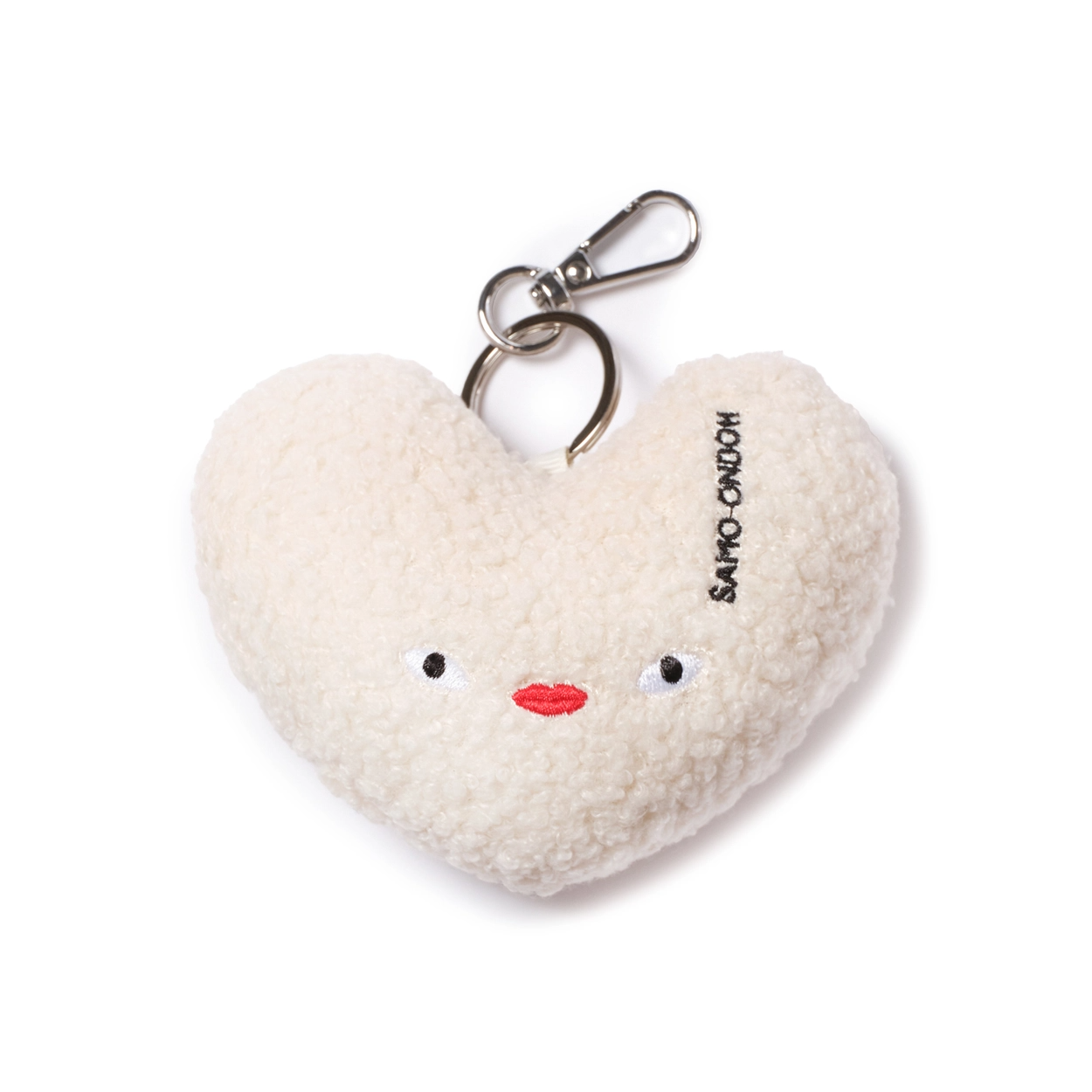 SAMO ONDOH - loveyom keychain eco shearling ivory