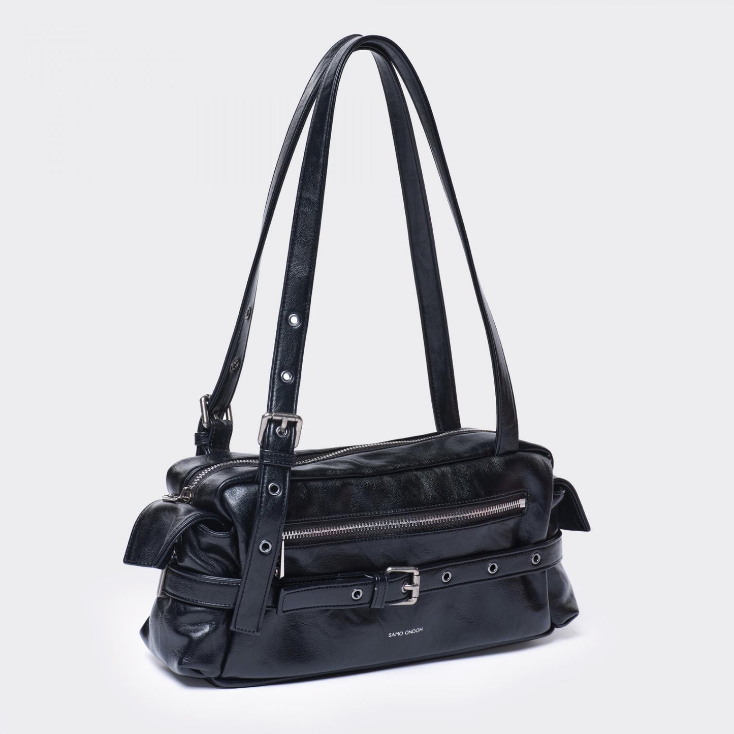 SAMO ONDOH - belt utility bag M baked black