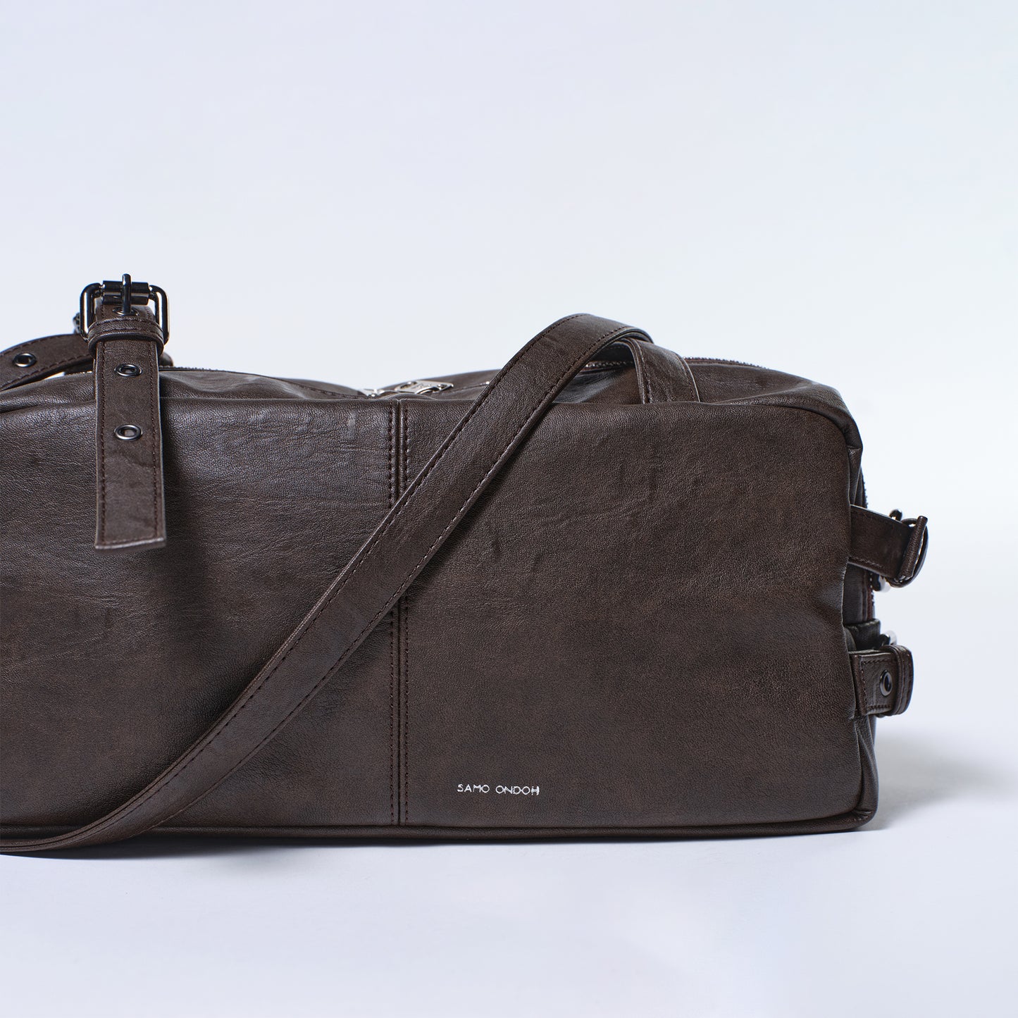 SAMO ONDOH - Side Belt Bag M Brushed Chocolate