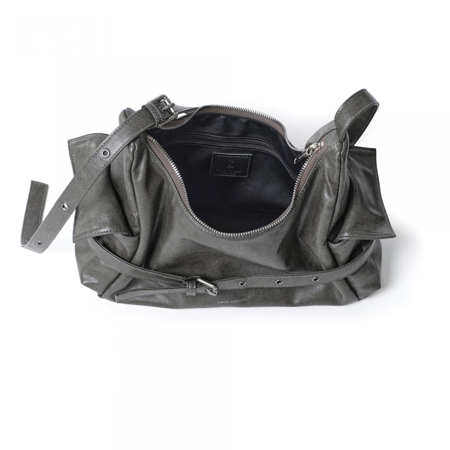 SAMO ONDOH - belt mondo bag M veg gray (DISPATCH IN 48HRS)